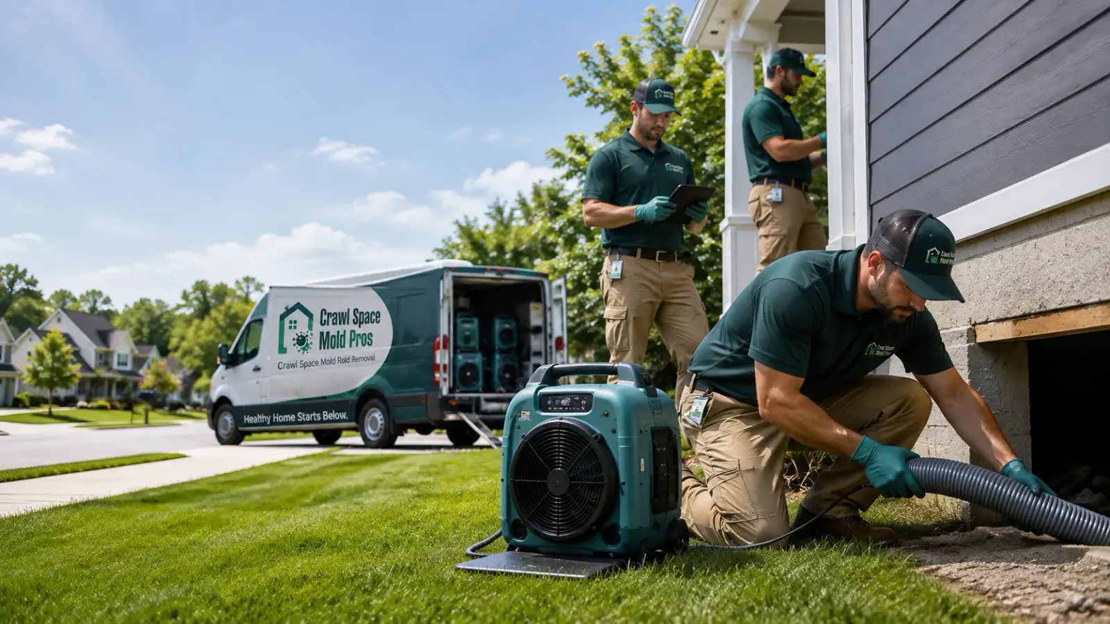 Crawl Space Mold Removal in Hamilton, NC